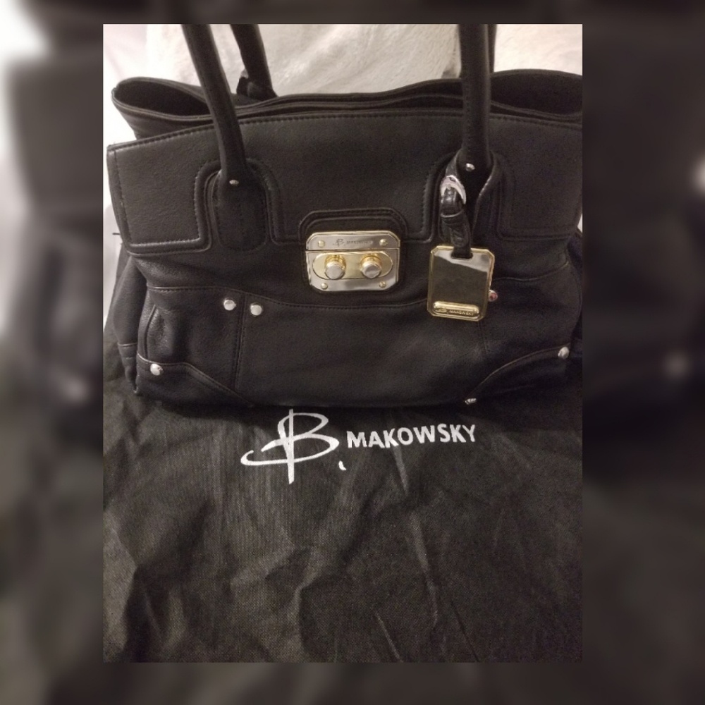 B MAKOWSKY LEATHER BAG - Picture 5 of 6